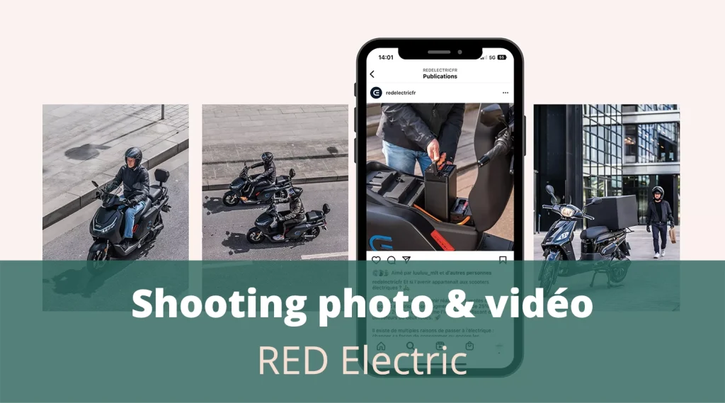 Shooting photo et tournage vidéo de red electric